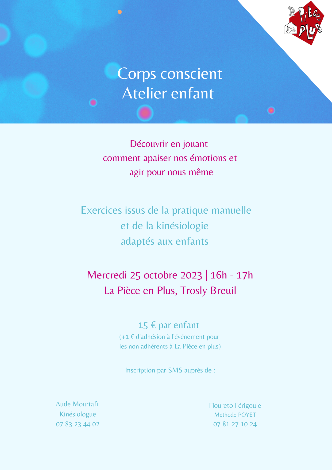 Corps conscient enfant
